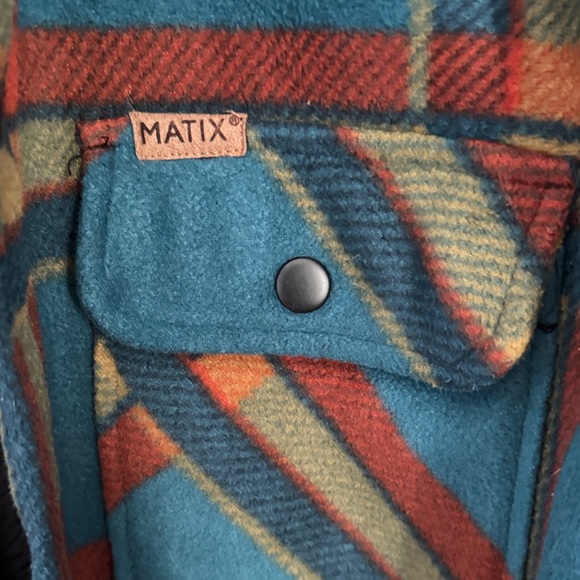 Matix Plaid Fleece Jacket - Picture 3 of 4